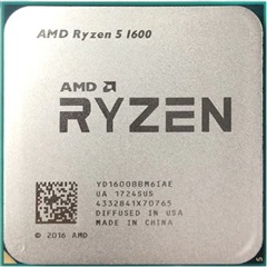 Hさん Ryzen5 1600AF 1個 AMD Ryzen 5 1600 AF, 3.2 GHz, 16 MB, BOX (YD1600BBAFBOX
